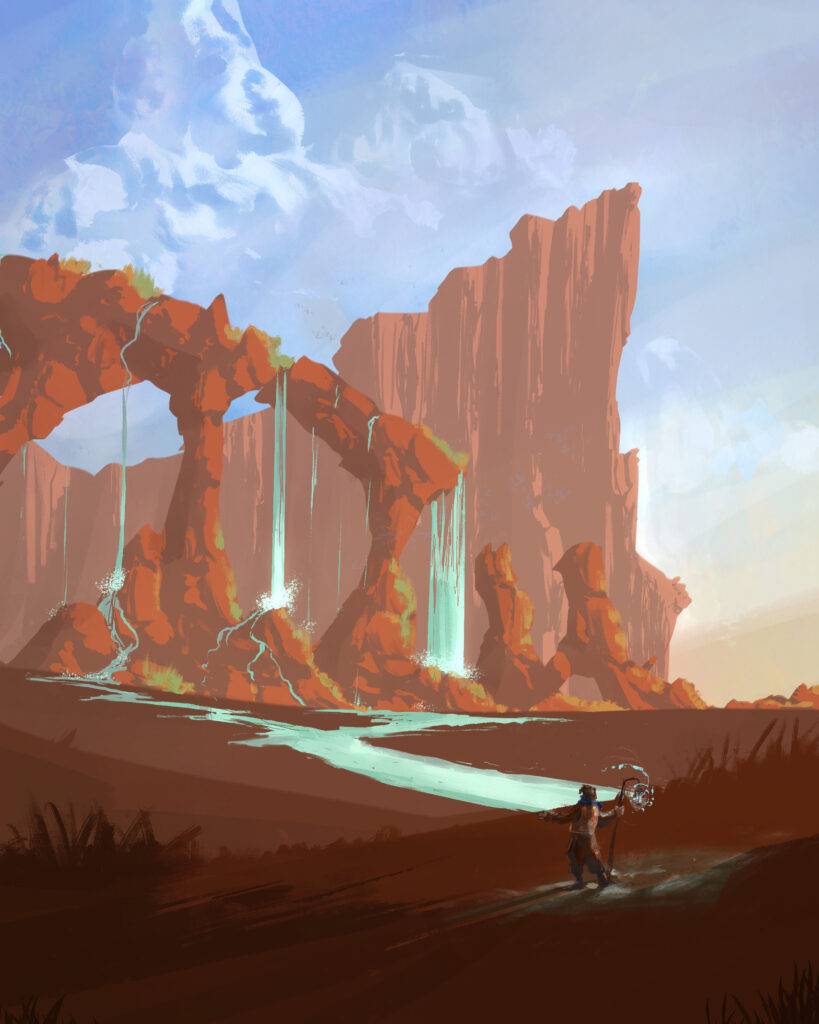 Landschaftsillustration