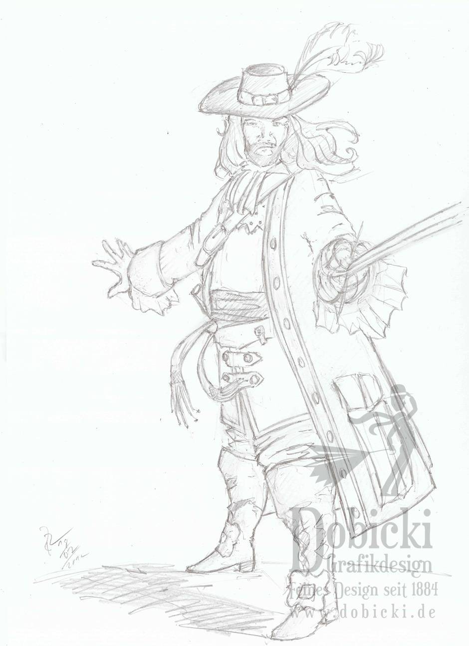 Illustration Mord im Schloss zeichnung 1 1