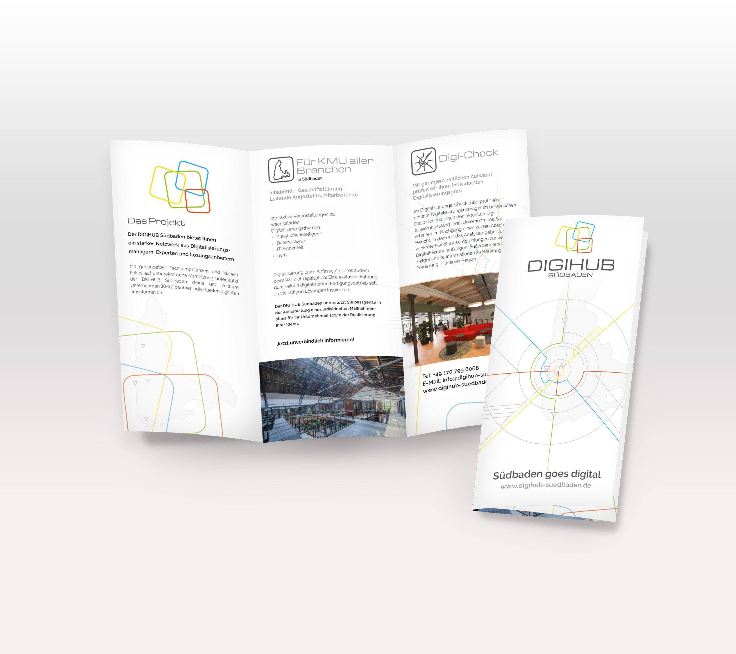 mockup digihub flyer wickelfalz
