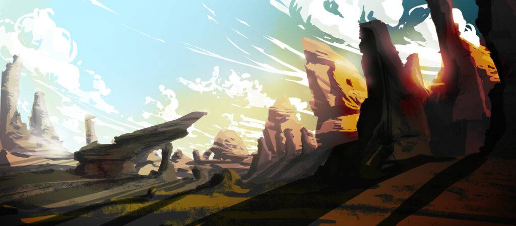 Landschaftsillustration