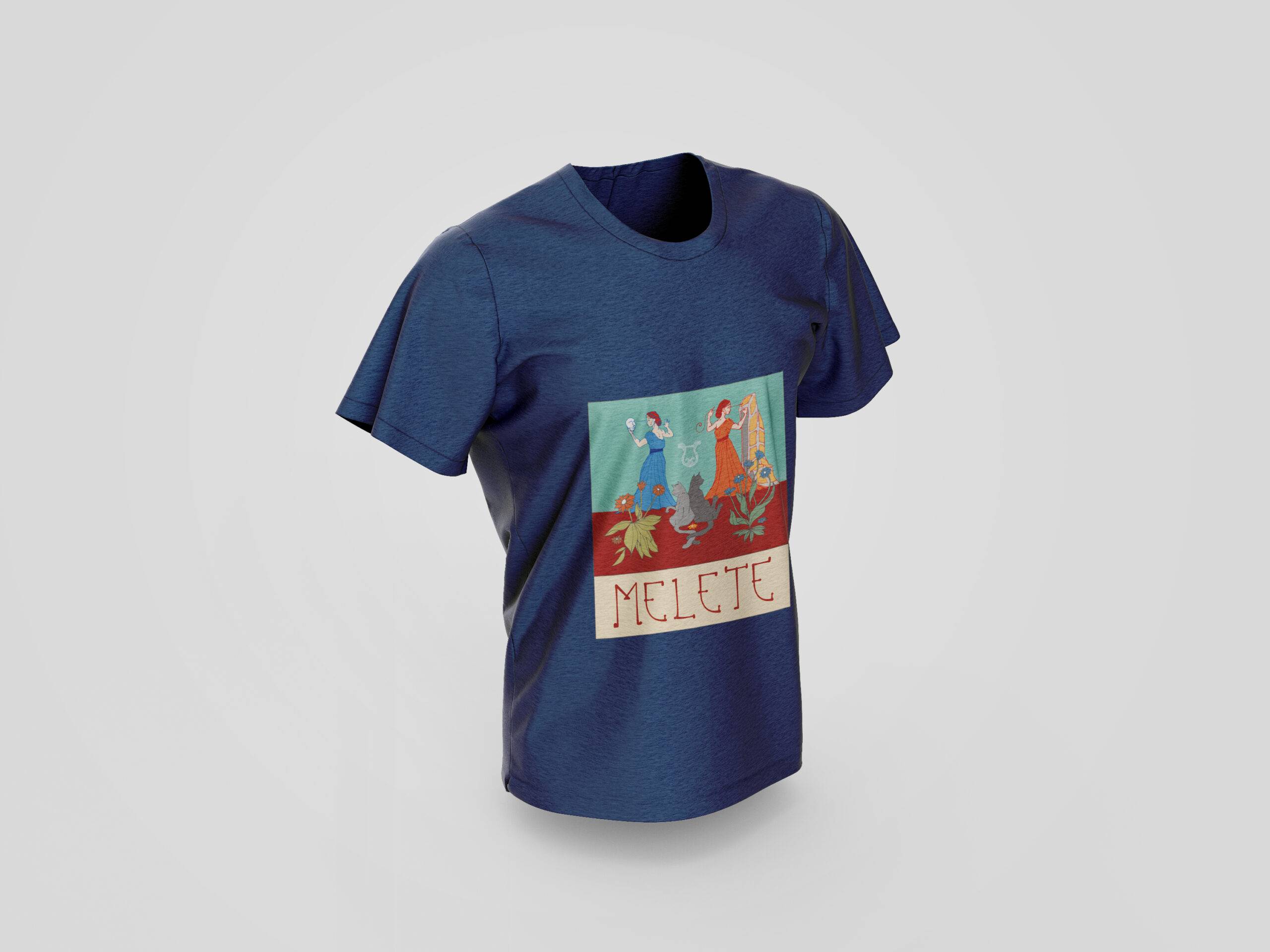 MELETE Free T Shirt Mockup 2 copy