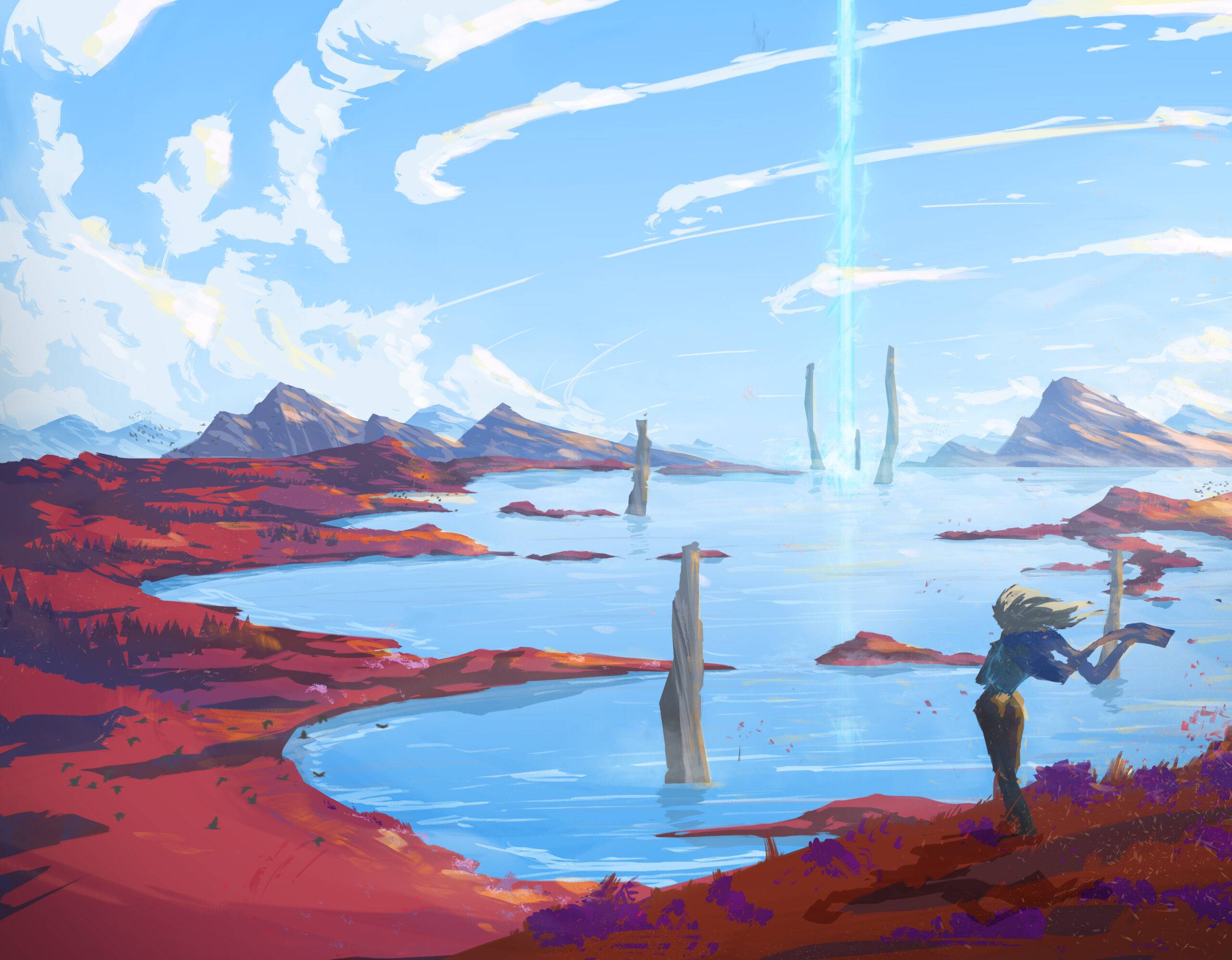 Landschaftsillustration