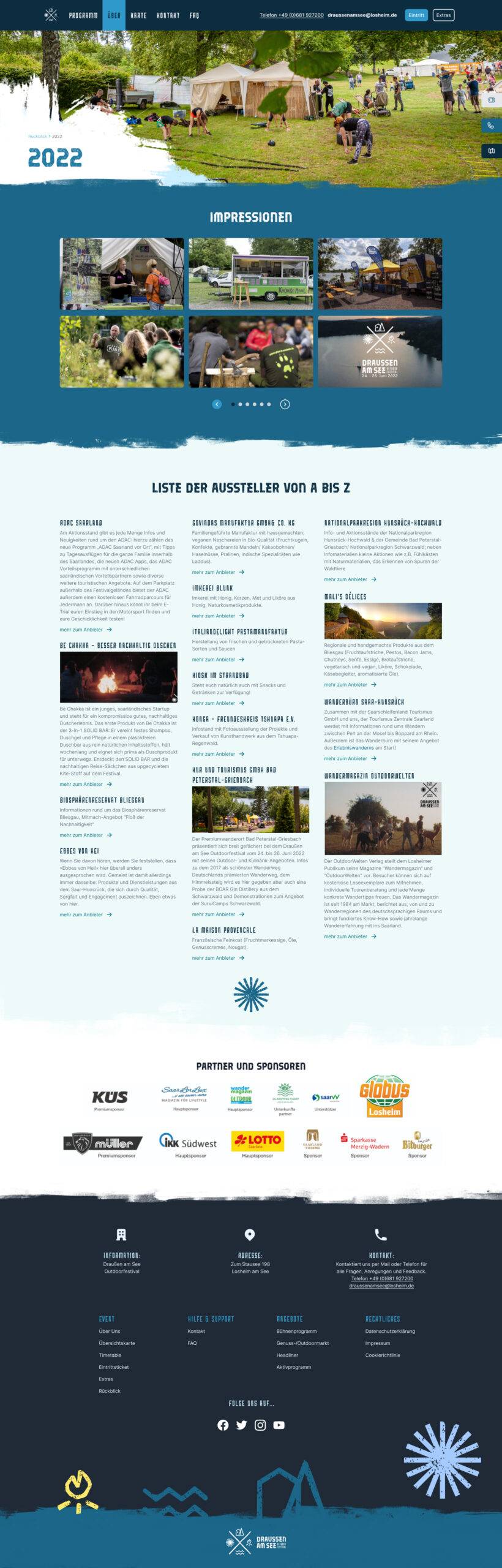 Draußen am See Webdesign Dobicki Design Roman Dobicki Saarland Pfalz