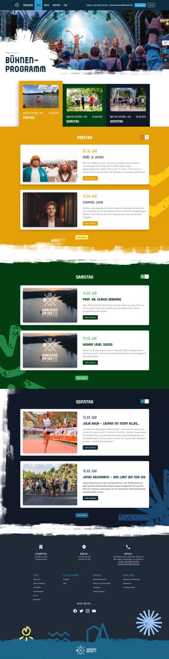Draußen am See Webdesign Dobicki Design Roman Dobicki Saarland Pfalz