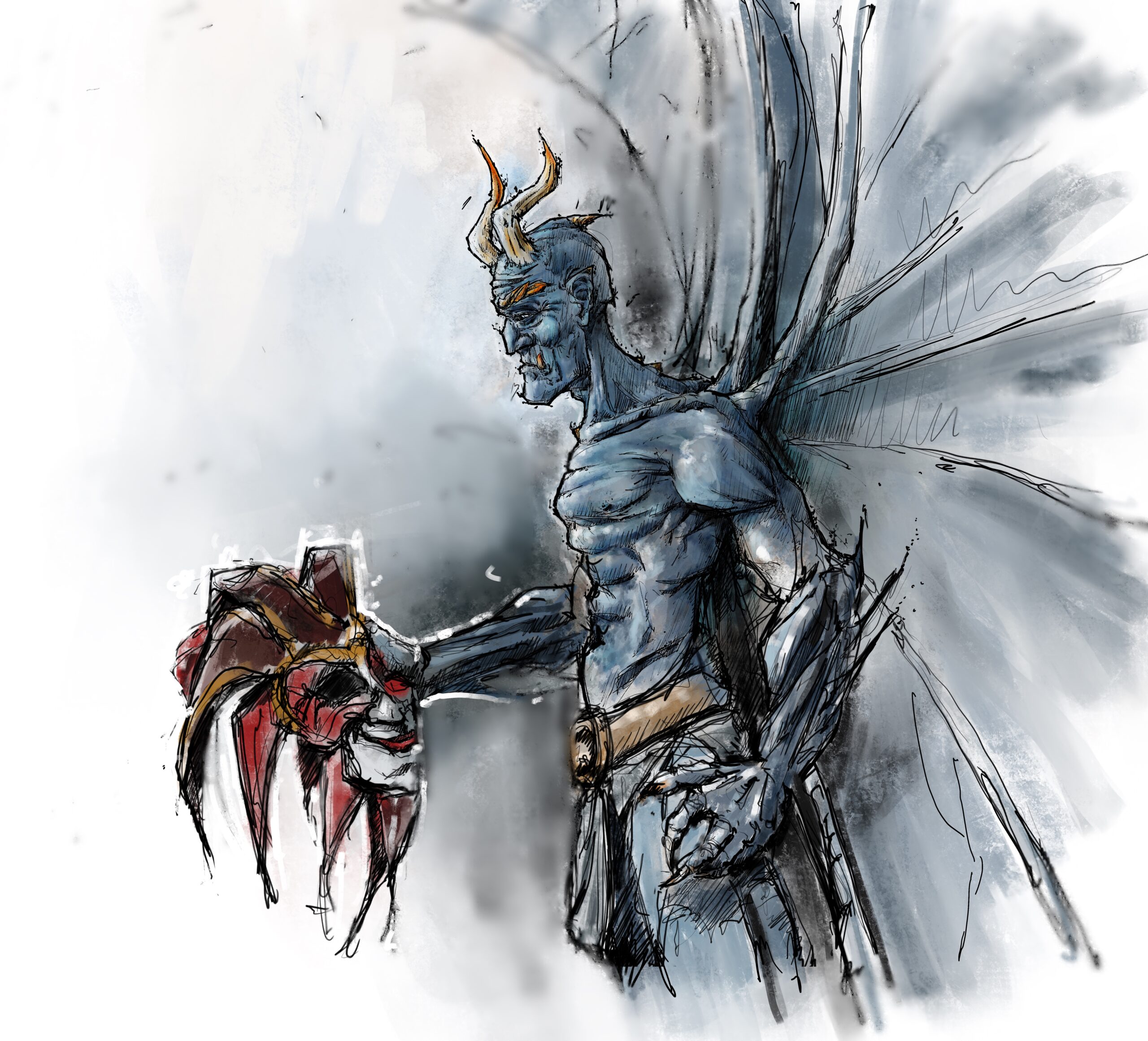 Ansicht einer Albumillustration für Cephyrius