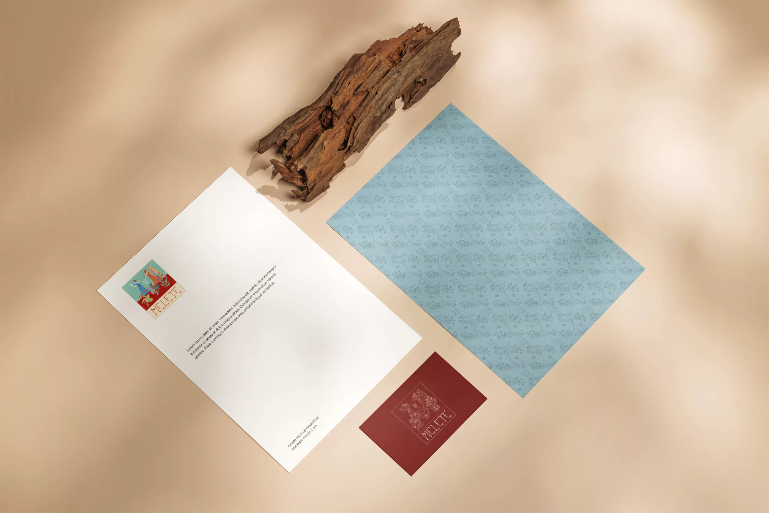 MELETE Papers with Business Card Mockup copy
